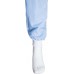 ZCR187 Combinaison pour salle blanche avec poignets et chevilles en tricot